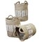 Stoneage Arts Inc Set of 3 Gray, White, and Beige Seagrass and Raffia Basket Handcrafted with Genuine Human Touch, 19"